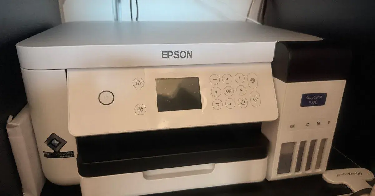 Sublimační tiskárna Epson SureColor F100 + termolisy a mat.