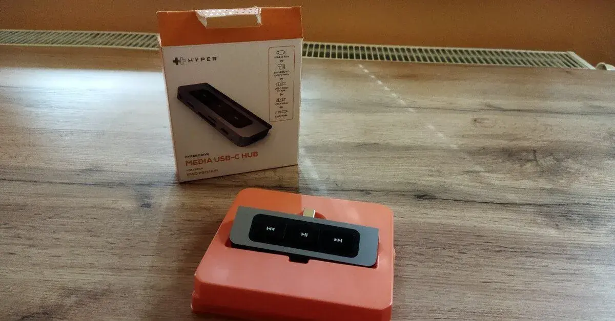HyperDrive USB-C Hub 6 v 1 pro iPad – HDMI, USB, SD