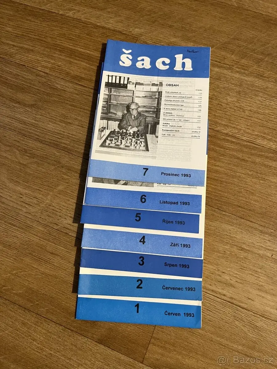 Časopisy - šachy (Moravskoslezský šach, Šach info aj.)