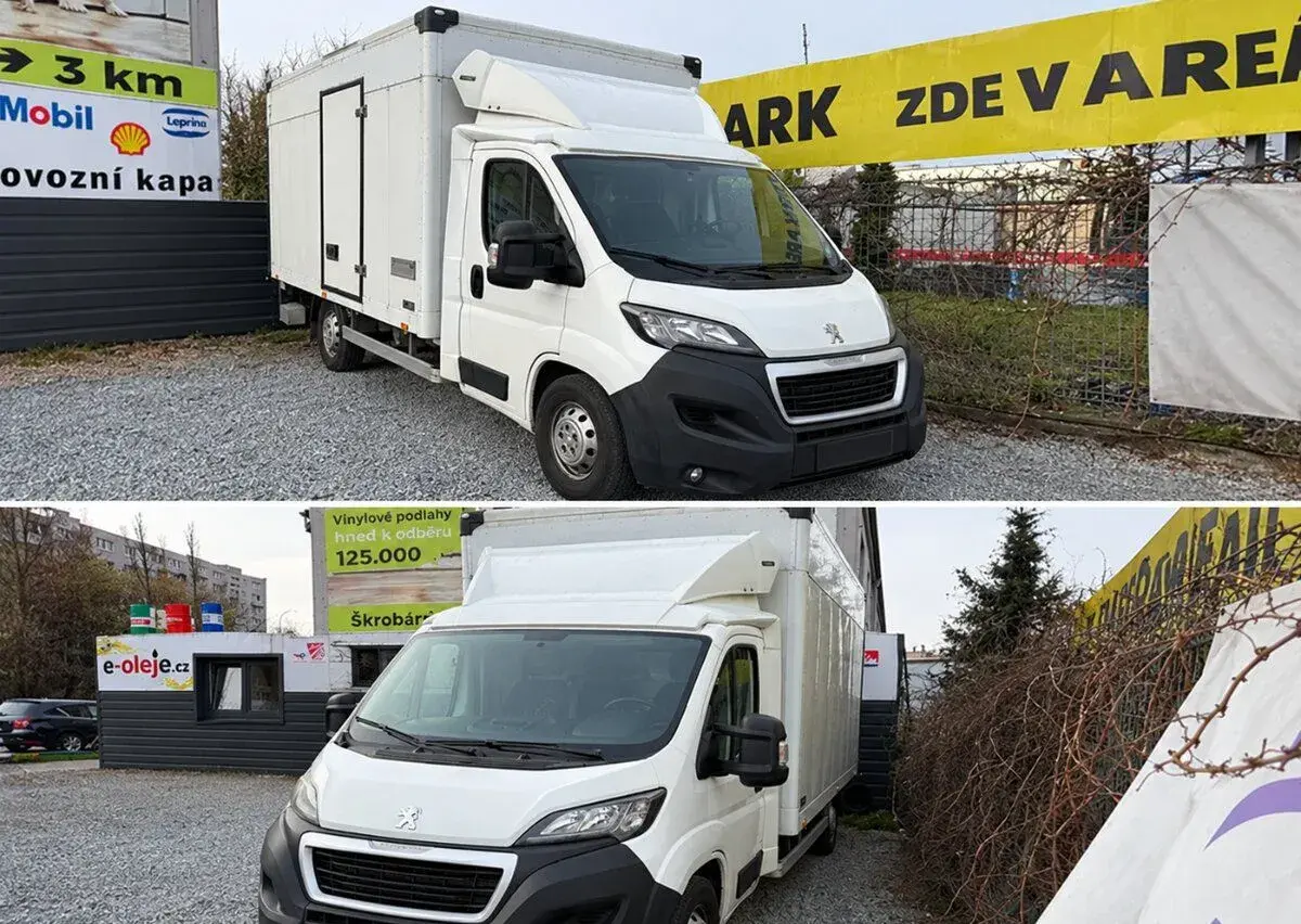 Dodávka s hydraulickým čelem k pronájmu