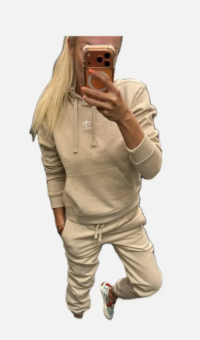 Tepláková souprava béžová Adidas vel. M