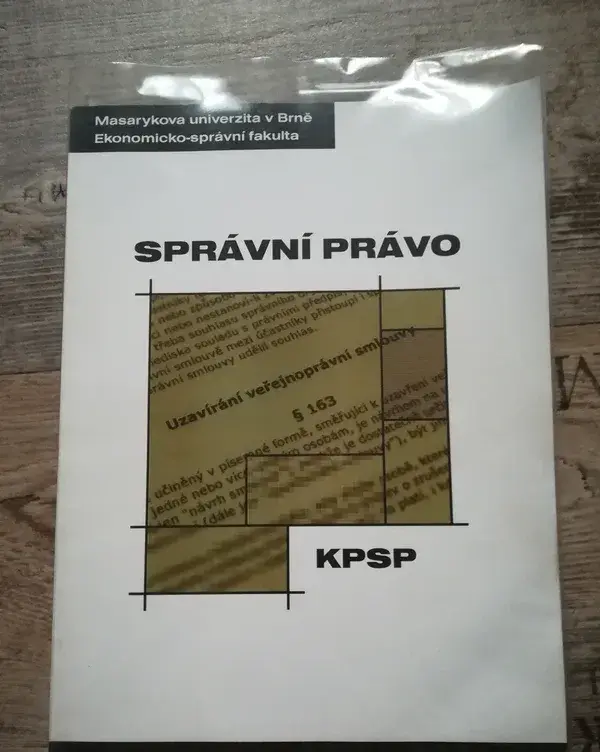 Skripta Správní právo, autor Radek Ondruš