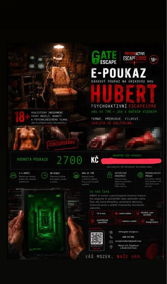 Úniková hra HUBERT