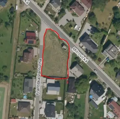 Stavební pozemek 1 532 m² – Ostrava, Nová Bělá