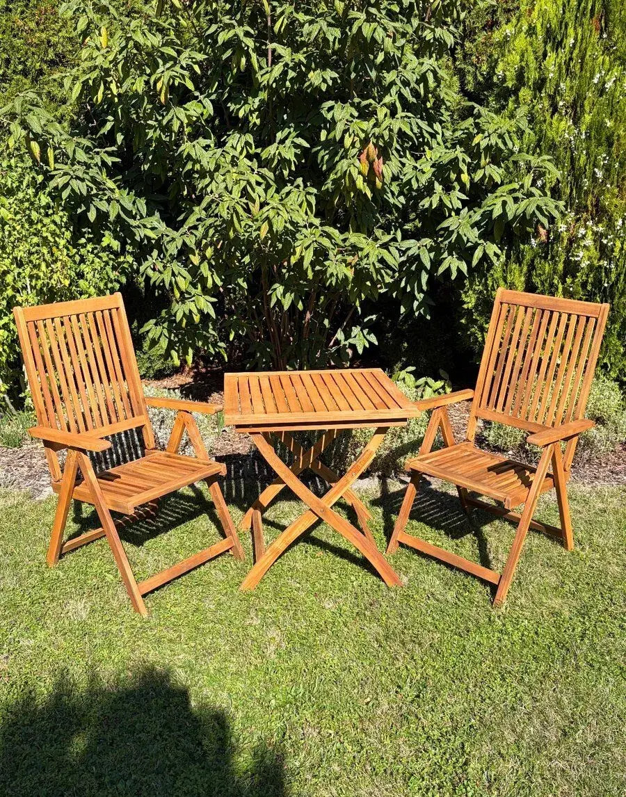 Zahradní dřevěný set