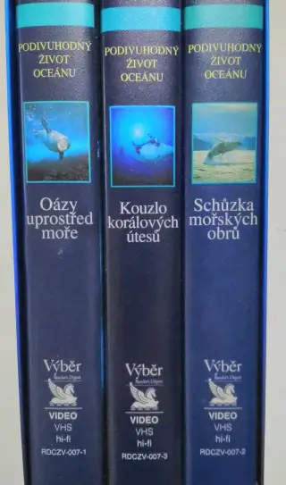 3 VHS Podivuhodný život oceánu