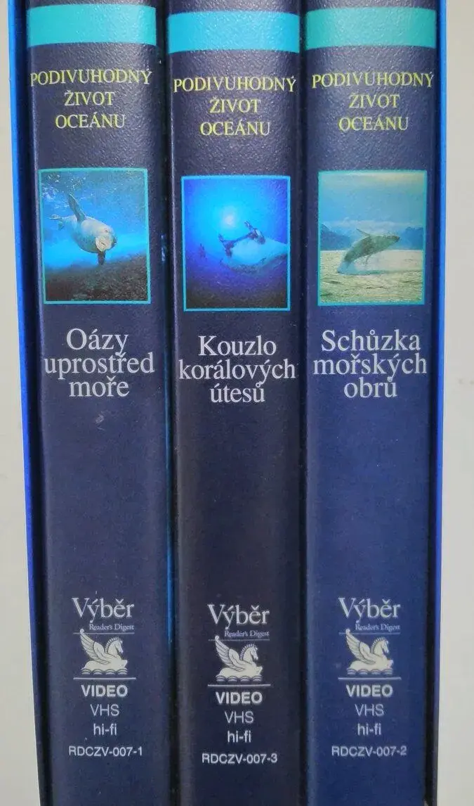 3 VHS Podivuhodný život oceánu