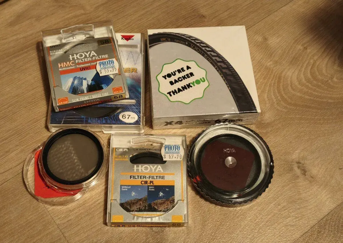 Polarizační filtry a UV
