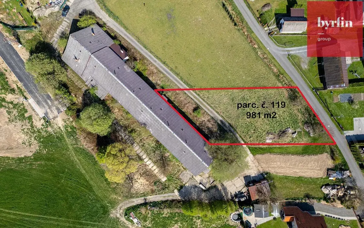 Prodej stavebního pozemku 981 m2, Žimrovice