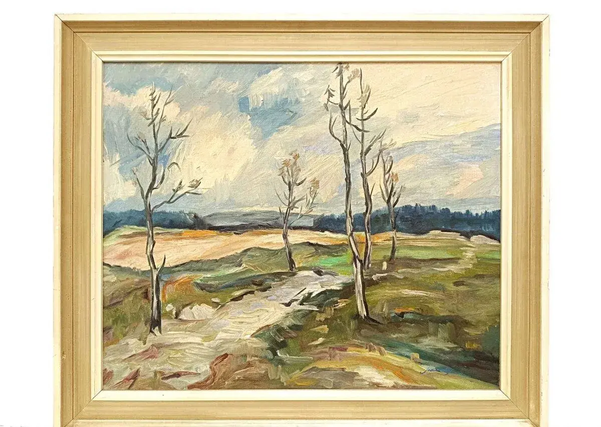 obraz J. Jankovský, Imprese, olej plátno 63x73