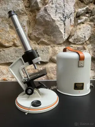Školní mikroskop Meopta, funkční