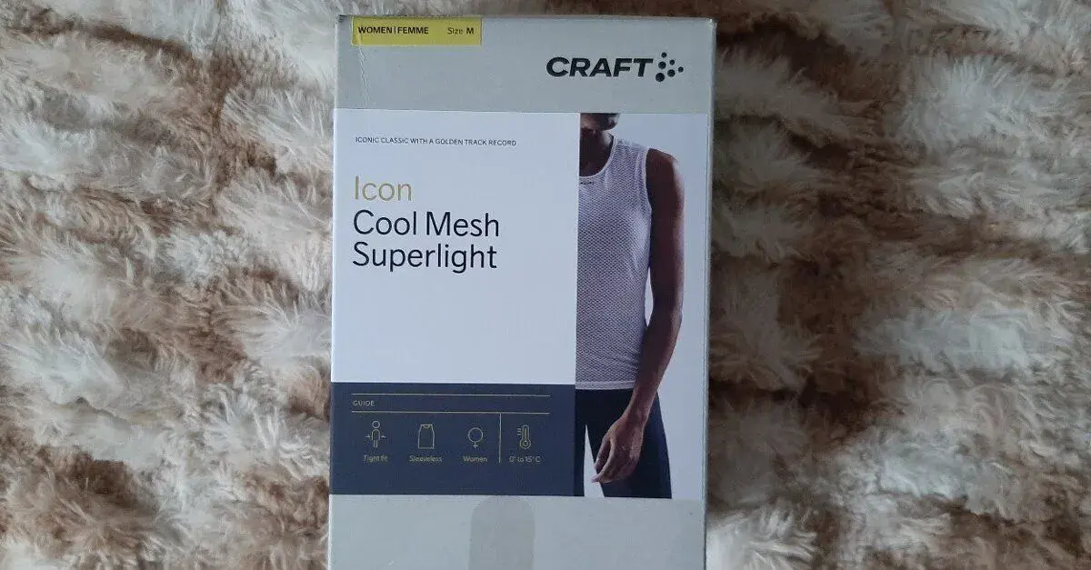 NOVÉ Craft Cool Mesh Superlight dámské tílko vel.M bílé