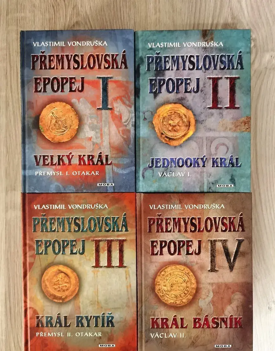 VONDRUŠKA Vlastimil - Přemyslovská epopej I. - IV. díl