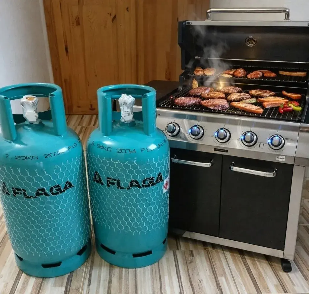 PB láhev - bomba ZAPLOMBOVANÁ 5kg ČISTÝ PROPAN