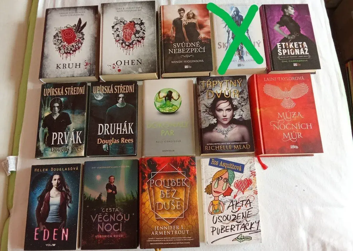 Mix fantasy knih pro dívky