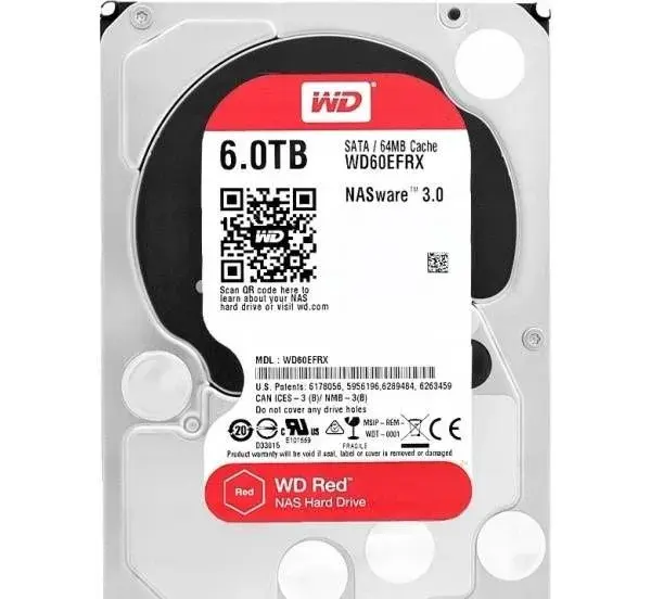 Pevný disk 3,5" WD Red 6TB (WD60EFRX)