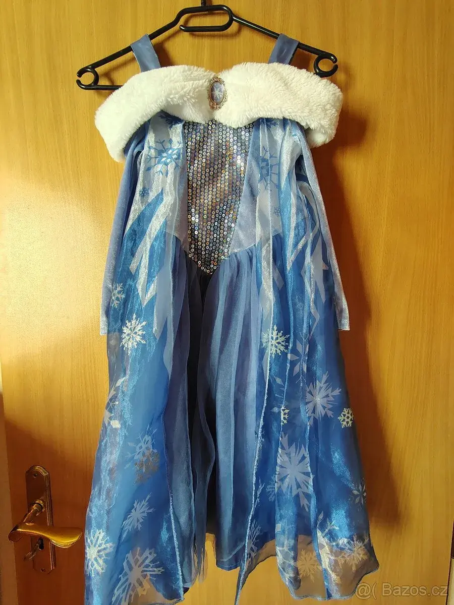 šaty Elsa, Popelka a modré šaty
