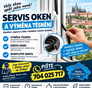 Servis oken a dveří