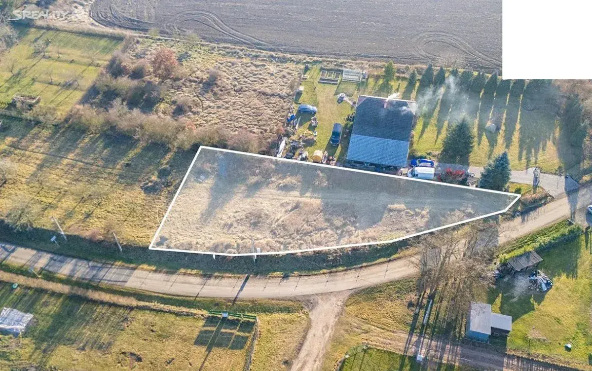 Stavební pozemek 1176 m² Radějovice u Přehýšova