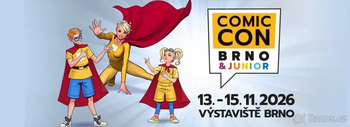 Vstupenka na celý Comic-Con Brno & Junior 2026
