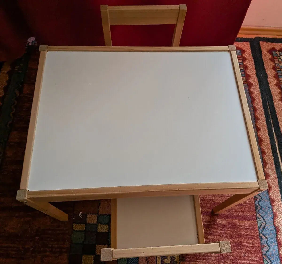 Dětský stůl a židlička, IKEA LÄTT