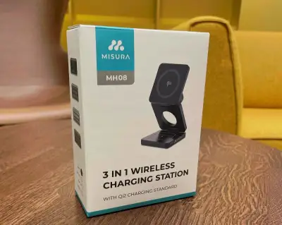 MISURA MH08 Pro – skládací Qi2 nabíjecí stojánek 3v1 pro iPh