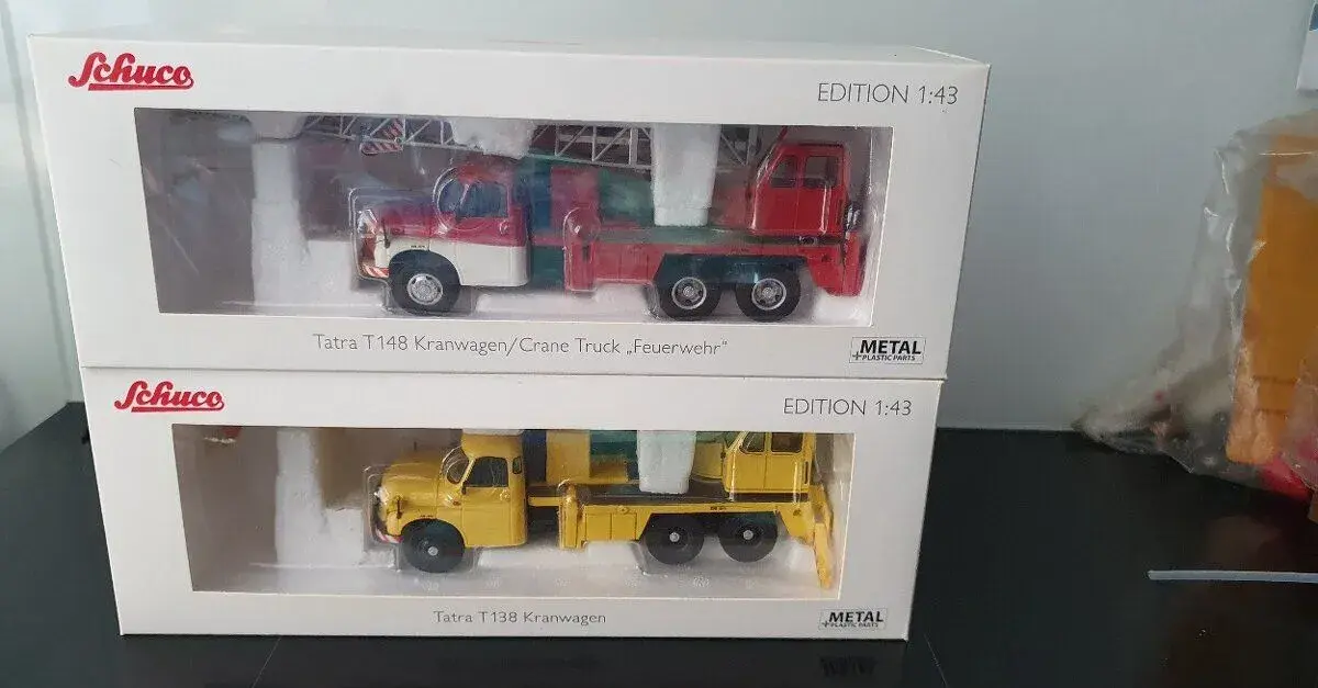 - jeřáb TATRA 138 a 148 KranWagen 1:43 SCHUCO