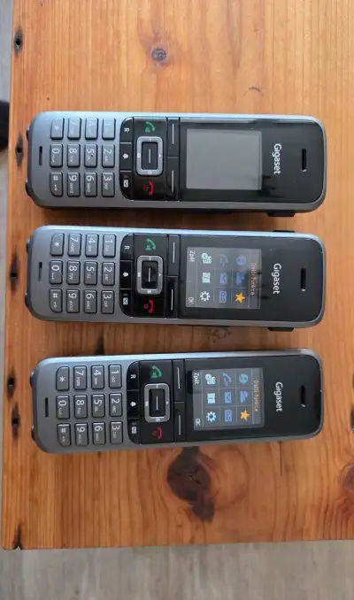 3x SIEMENS GIGASET S650H PRO Handset telefon