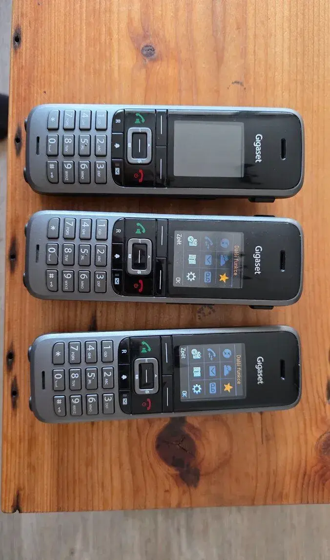 3x SIEMENS GIGASET S650H PRO Handset telefon