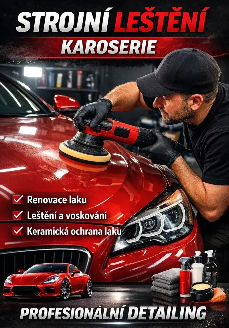 Profesionální detailing strojní leštění & keramická ochrana