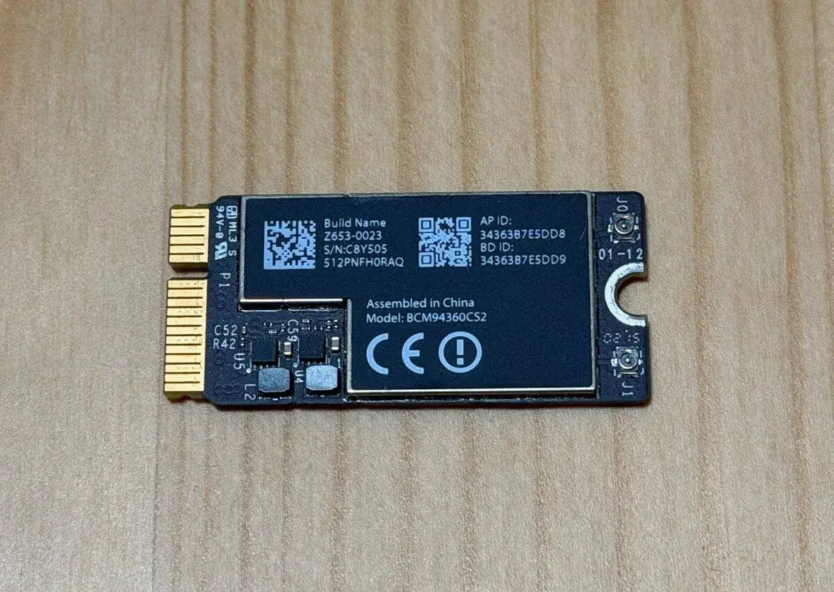 Originální Apple Wi-Fi Bluetooth karta BCM94360CS2
