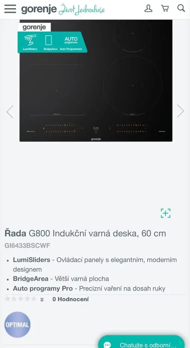 Nová indukční deska GORENJE GI6433BSCWF-5 let plná záruka