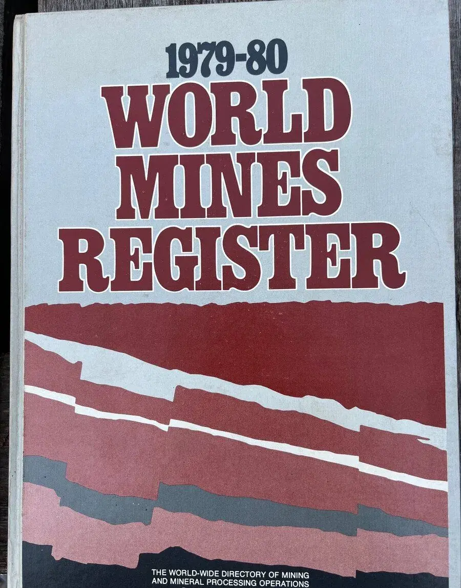 Kniha World Mines Register 1979-80