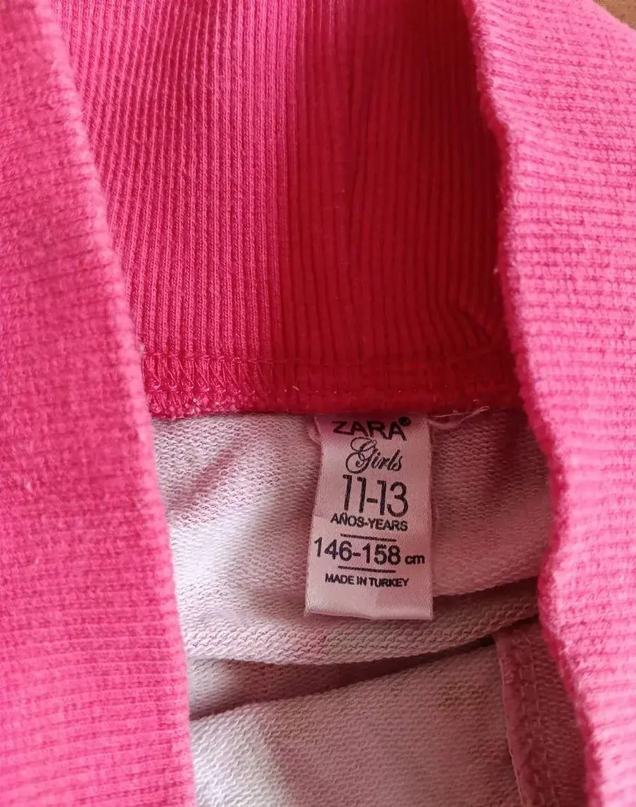 Růžová květovaná sukýnka Zara Girls 146–158