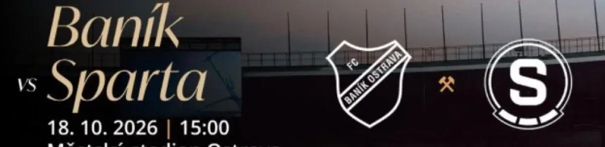 2x vstupenka pro dospělého Baník - Sparta