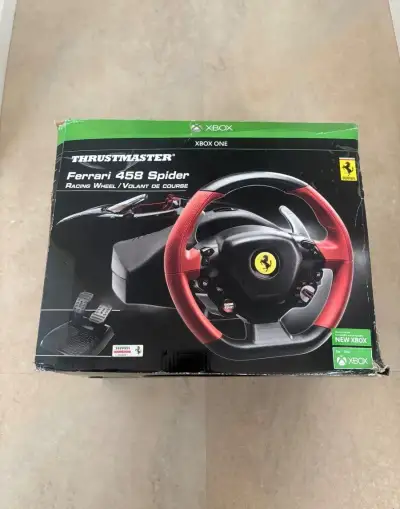 Thrustmaster Ferrari 458 Spider – volant + pedály pro Xbox