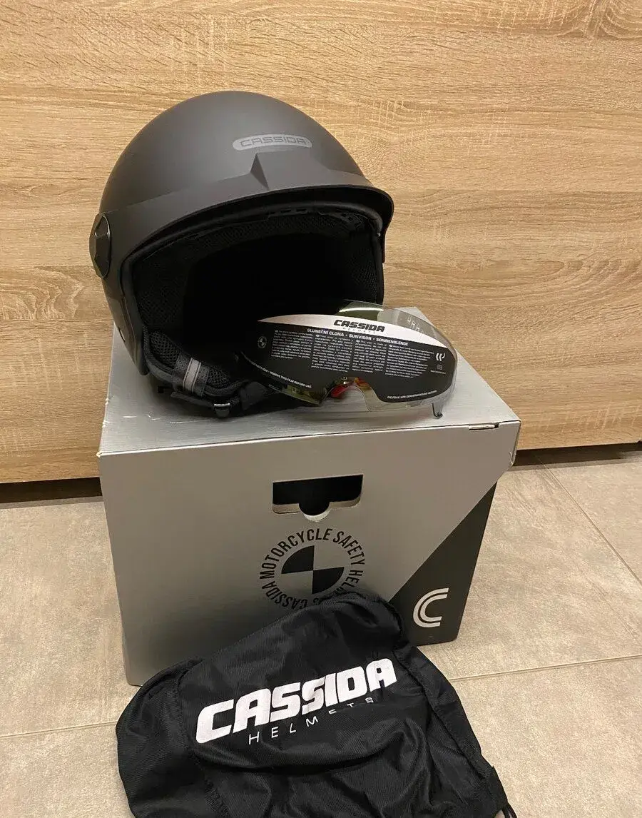 Otevřená helma na motorku Cassida Handy Plus Chief, M,L,XXL