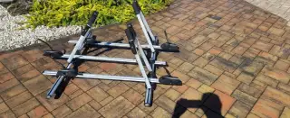 3 střešní nosiče kol s příčníky zn. Compass