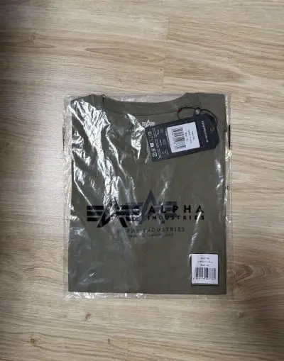 nové tričko Alpha Industries Basic T, vel. XL khaki