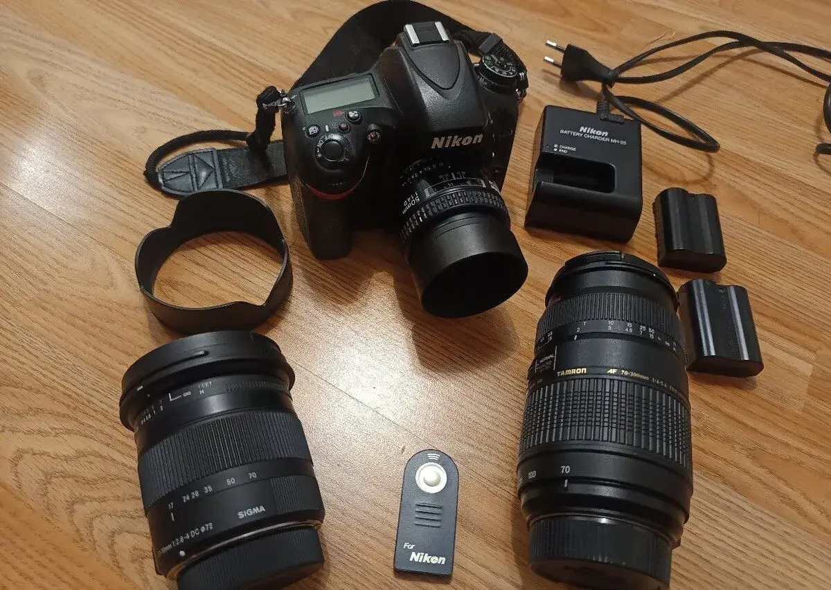 Nikon D610 + 3 objektivy