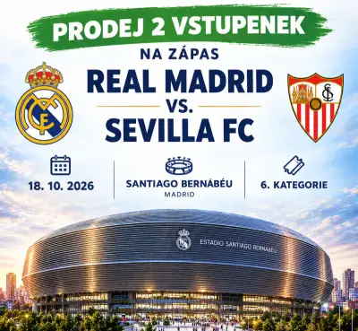 Dvě vstupenky na zápas Real Madrid vs Sevilla 18.10.2026 - 6