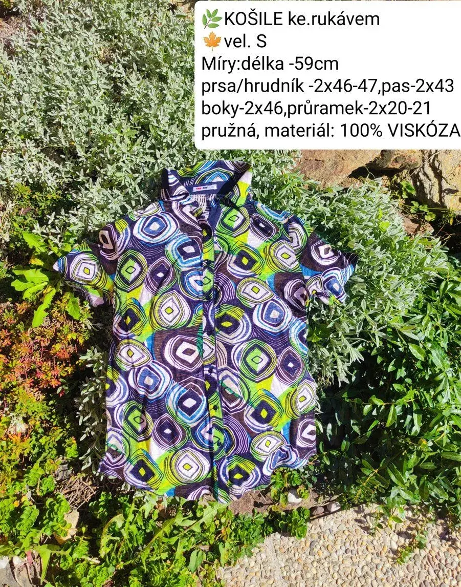 Košile - vel.S-36,100% viskóza