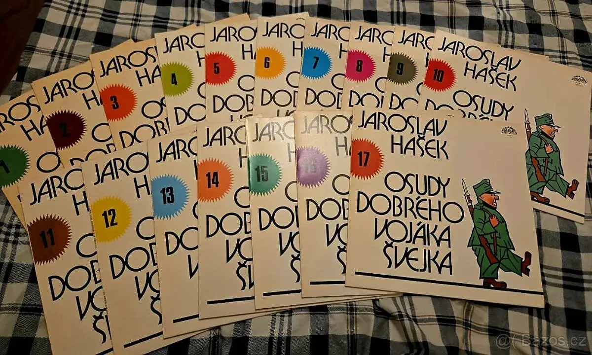 Osudy dobrého vojáka Švejka komplet set 17 desek