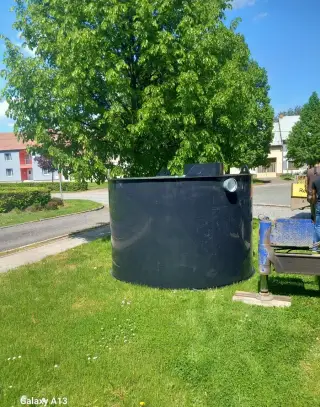Plastová retenční nádrž 6 m3 - samonosná