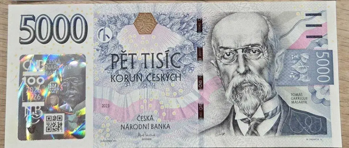 VÝROČNÍ 5000 Kč 2026 – 100 LET – UNC