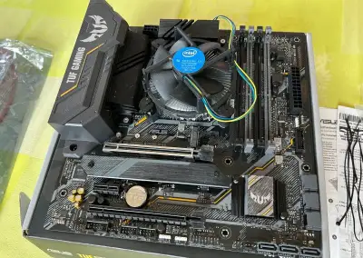 ASUS TUF B460M-PLUS + CPU Intel Core i5 10400