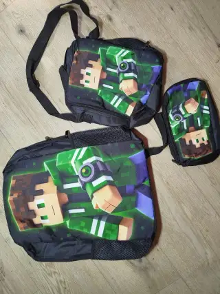Batoh sada 3ks Minecraft
