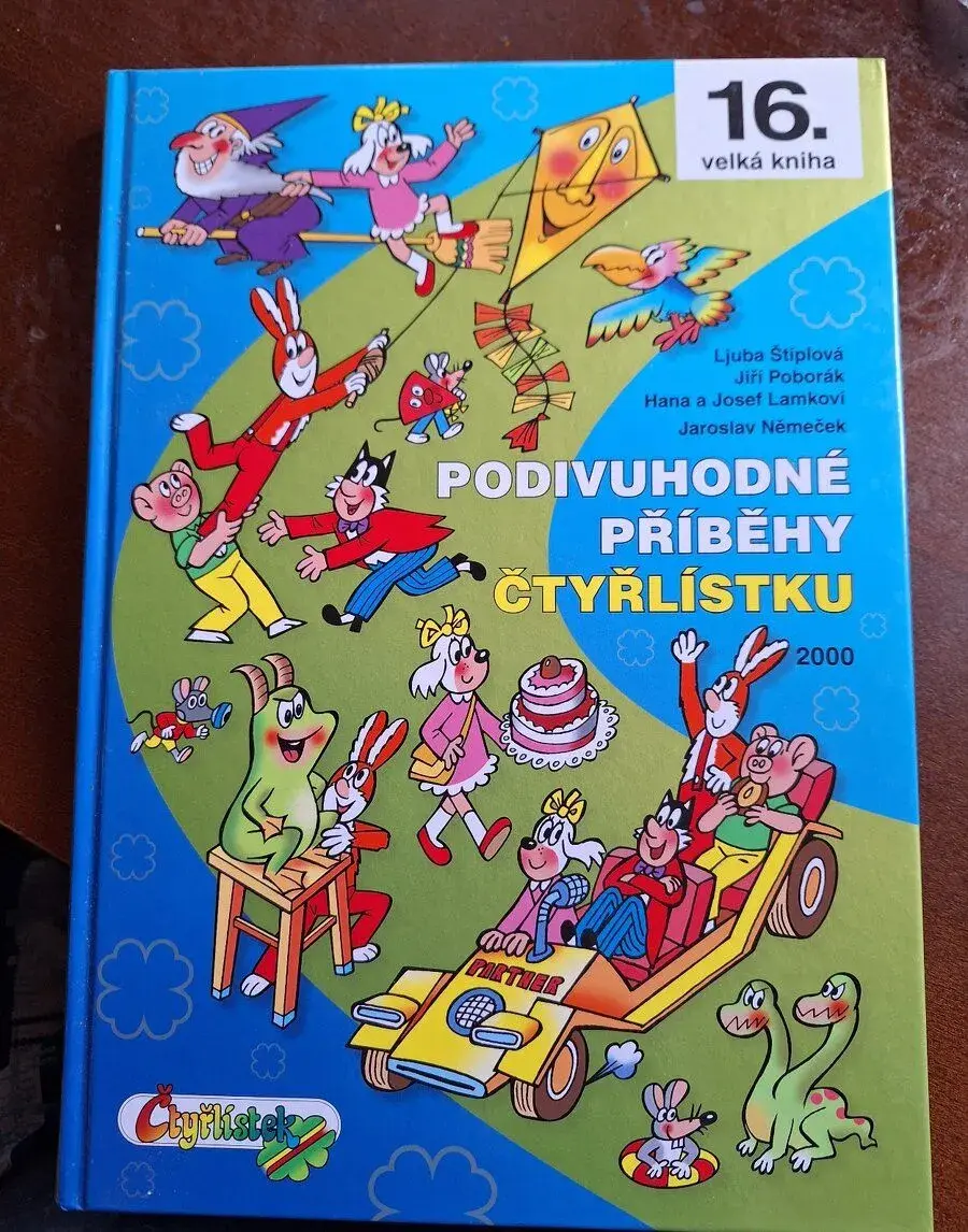 Knihy komiksů čas. ČTYŘLÍSTEK.