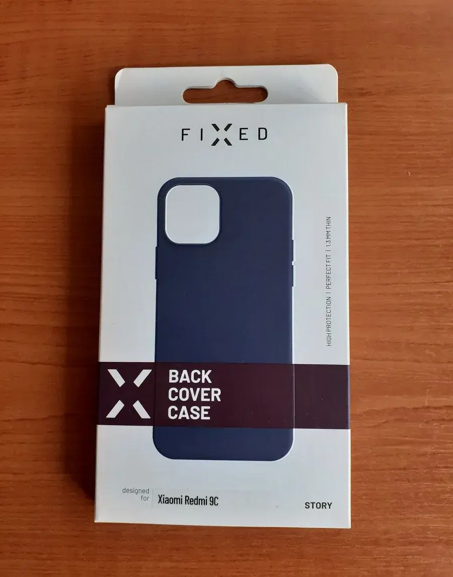 NOVÉ FIXED Story silikonový kryt Xiaomi Redmi 9C modrý