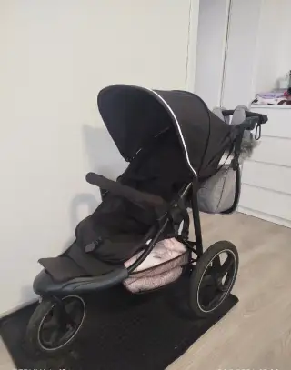 Hauck Runner tříkolka (+fusak, taška, rukavice.)
